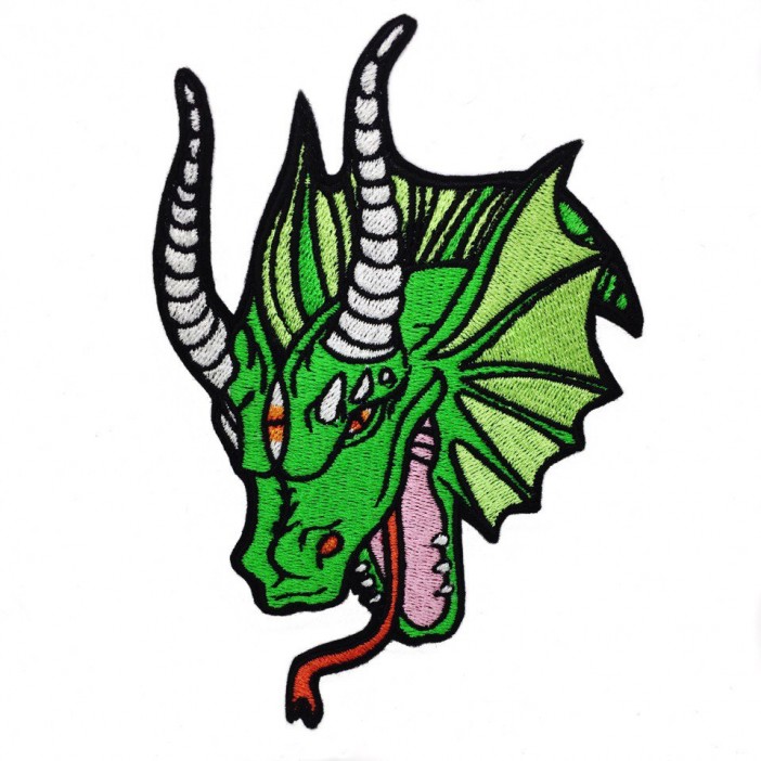 Emeral Dragon Patch 5 x 3,5 inches