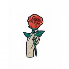 Hand with Rose 4,7 x 2 inches Hand with Rose 4,7 x 2 inches