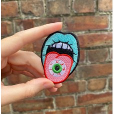 Mouth eye 2,3 x 1,1 inches Mouth eye 2,3 x 1,1 inches