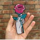 Hand With Rose 4,7x2 inches