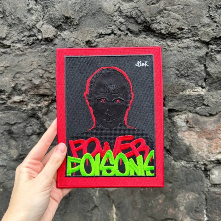 POWER POISONS "BLACK" 7 x 6 inches